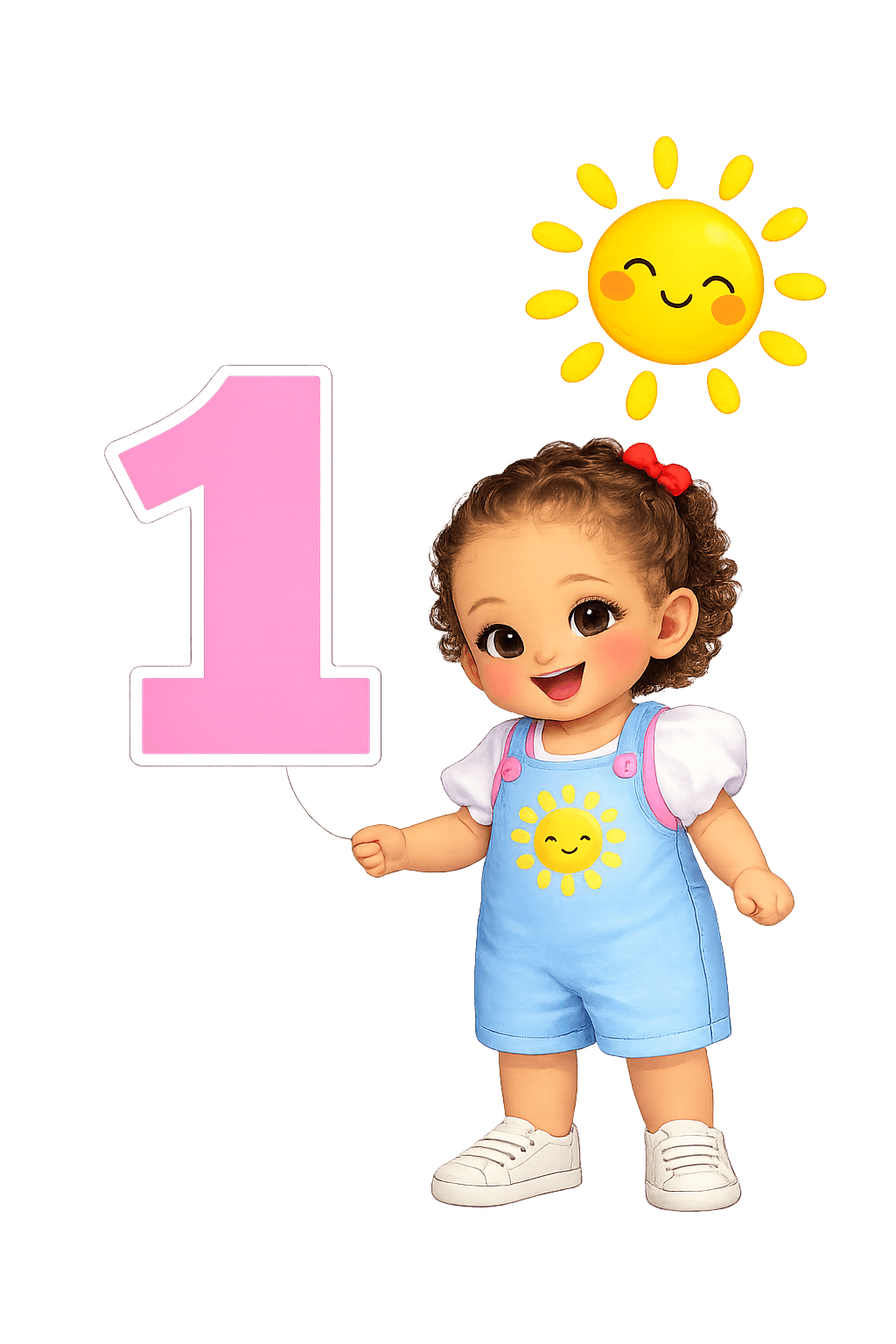 Maitê fazendo 1 aninho